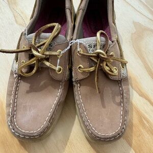 Sperry Brown Leather Boat Shoes
